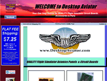 Tablet Screenshot of desktopaviator.com